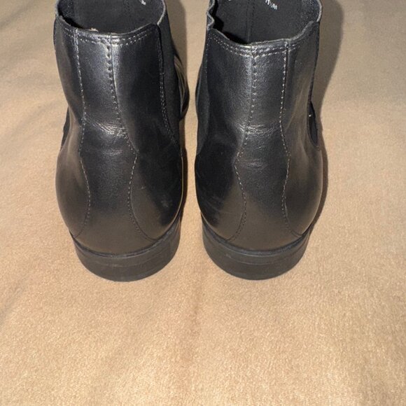 COPY - DONALD PLINER BLACK CHELSEA BOOTS SIZE 11 1/2 M - Picture 5 of 7
